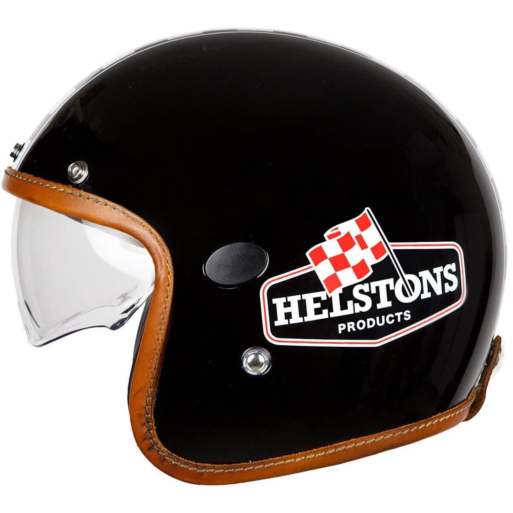 Hjälm i kolfiber Helstons flag helmet